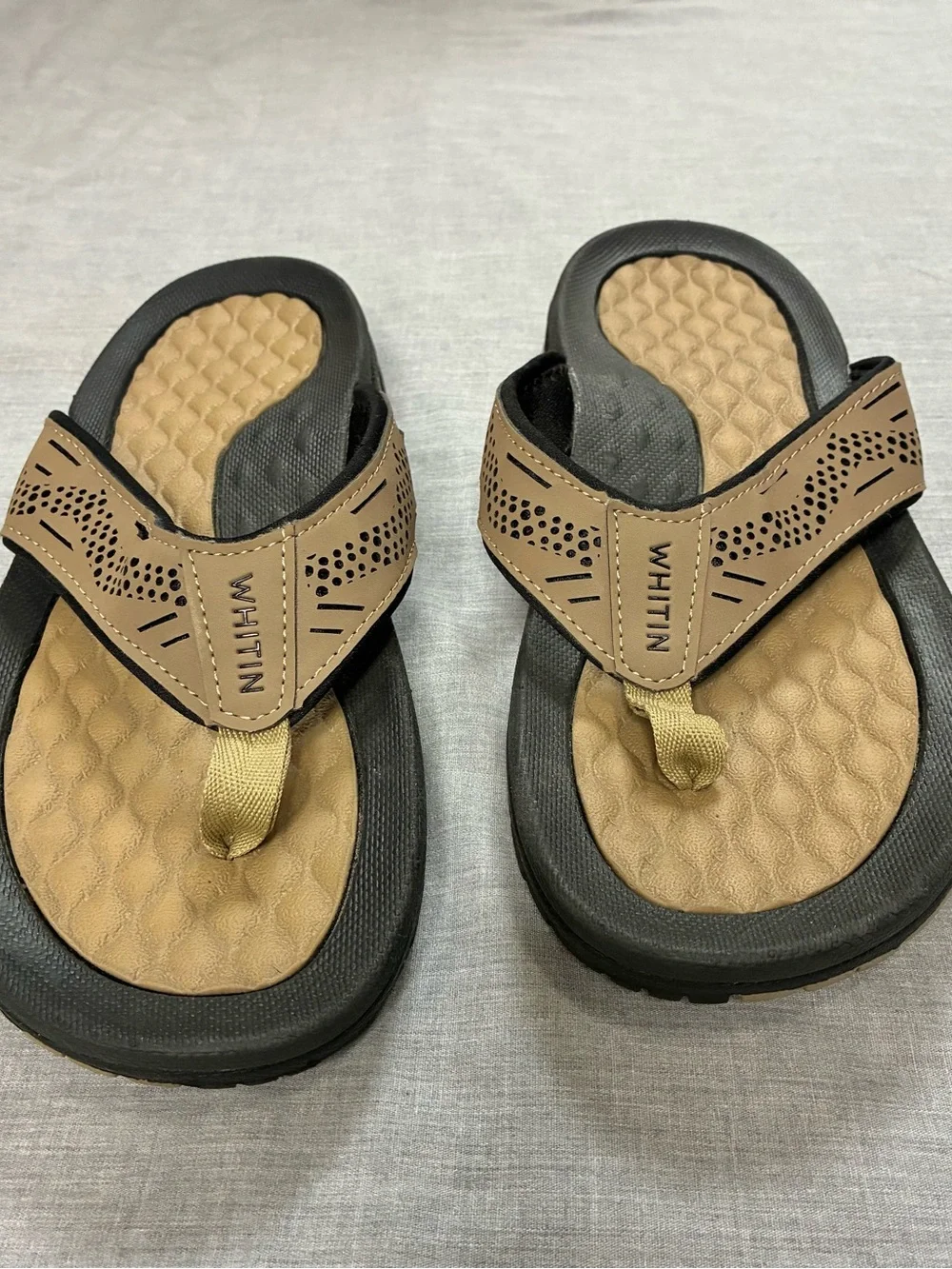 WHITIN Men's Outdoor Flip Flop Thong Sandals